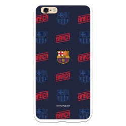 Funda para iPhone 6 Plus del Barcelona Escudo Patrón Rojo y Azul - Licencia Oficial FC Barcelona