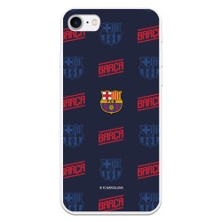 Funda para iPhone 7 del Barcelona Escudo Patrón Rojo y Azul - Licencia Oficial FC Barcelona