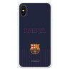 Funda para iPhone X del Barcelona Barsa Fondo Azul - Licencia Oficial FC Barcelona