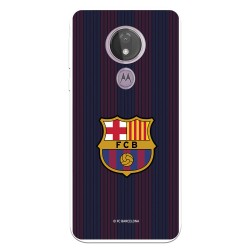 Funda para Motorola Moto G7 Power del Barcelona Rayas Blaugrana - Licencia Oficial FC Barcelona