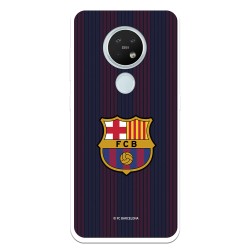 Funda para Nokia 7.2 del Barcelona Rayas Blaugrana - Licencia Oficial FC Barcelona