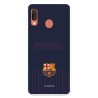 Funda para Samsung Galaxy A20E del Barcelona Barsa Fondo Azul - Licencia Oficial FC Barcelona