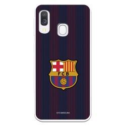 Funda para Samsung Galaxy A40 del Barcelona Rayas Blaugrana - Licencia Oficial FC Barcelona