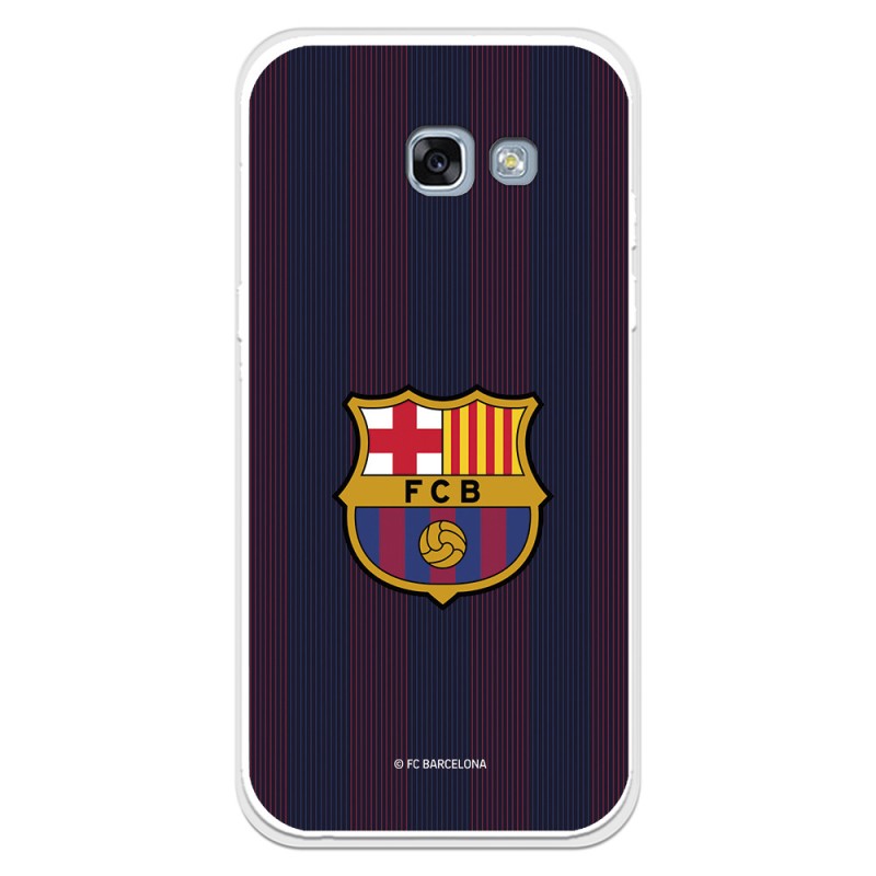 Funda para Samsung Galaxy A5 2017 del Barcelona Rayas Blaugrana - Licencia Oficial FC Barcelona