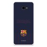 Funda para Samsung Galaxy J4 Plus del Barcelona Barsa Fondo Azul - Licencia Oficial FC Barcelona