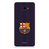 Funda para Samsung Galaxy J4 Plus del Barcelona Rayas Blaugrana - Licencia Oficial FC Barcelona