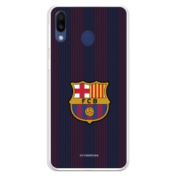 Funda para Samsung Galaxy M20 del Barcelona Rayas Blaugrana - Licencia Oficial FC Barcelona