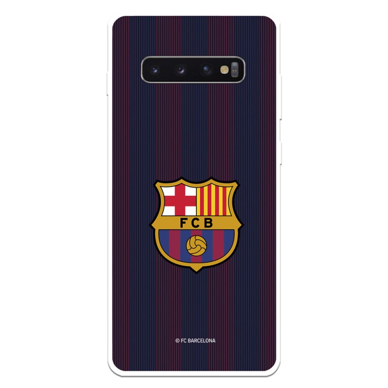 Funda para Samsung Galaxy S10 del Barcelona Rayas Blaugrana - Licencia Oficial FC Barcelona