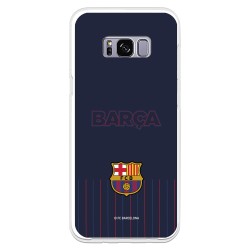 Funda para Samsung Galaxy S8 Plus del Barcelona Barsa Fondo Azul - Licencia Oficial FC Barcelona