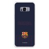 Funda para Samsung Galaxy S8 Plus del Barcelona Barsa Fondo Azul - Licencia Oficial FC Barcelona