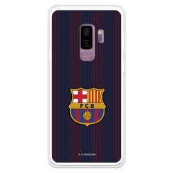 Funda para Samsung Galaxy S9 Plus del Barcelona Rayas Blaugrana - Licencia Oficial FC Barcelona
