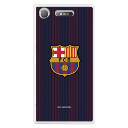 Funda para Sony Xperia XZ1 del Barcelona Rayas Blaugrana - Licencia Oficial FC Barcelona