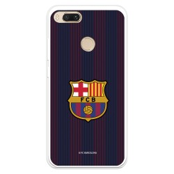 Funda para Xiaomi Mi A1 del Barcelona Rayas Blaugrana - Licencia Oficial FC Barcelona