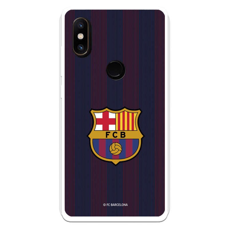 Funda para Xiaomi Mi Mix 2S del Barcelona Rayas Blaugrana - Licencia Oficial FC Barcelona