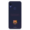 Funda para Xiaomi Redmi 7 del Barcelona Barsa Fondo Azul - Licencia Oficial FC Barcelona