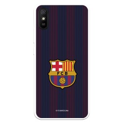 Funda para Xiaomi Redmi 9A del Barcelona Rayas Blaugrana - Licencia Oficial FC Barcelona