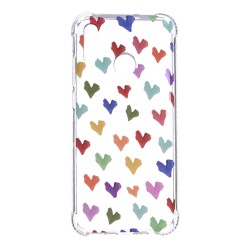 Funda para Huawei P Smart 2019 Dibujo Corazones Paint