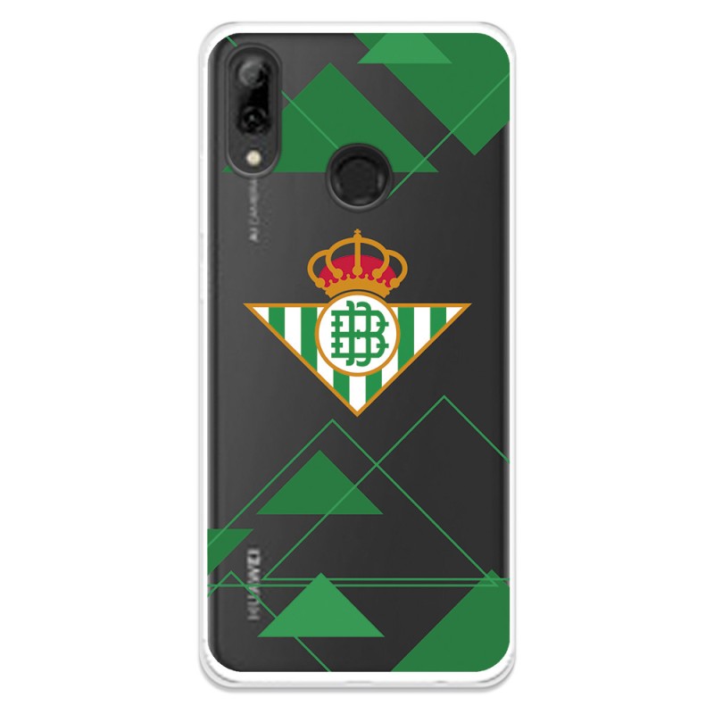 Funda para Honor 10 Lite del Betis Escudo Fondo transparente - Licencia Oficial Real Betis Balompié