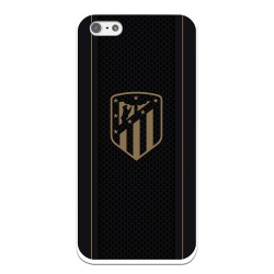 Funda para iPhone 5S del Atleti Escudo Dorado Fondo Negro - Licencia Oficial Atlético de Madrid