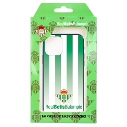 Funda para iPhone 5S del Betis Fondo Rayas Verdiblancas - Licencia Oficial Real Betis Balompié