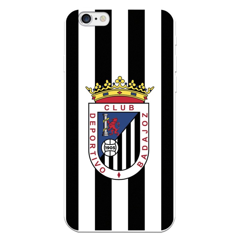 Funda para iPhone 6S del Badajoz Escudo Blanquinegro - Licencia Oficial Club Deportivo Badajoz