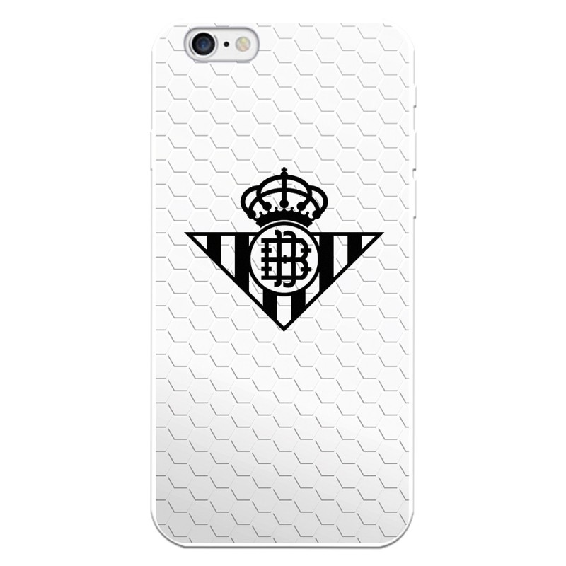 Funda para iPhone 6S del Betis Escudo Negro Fondo Red - Licencia Oficial Real Betis Balompié