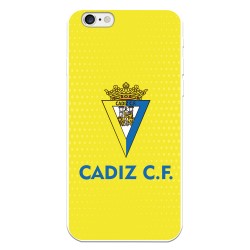 Funda para iPhone 6S del Cádiz Fondo Amarillo - Licencia Oficial Cádiz CF