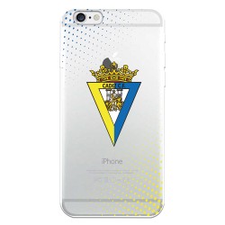 Funda para iPhone 6S del Cádiz Escudo Transparente - Licencia Oficial Cádiz CF