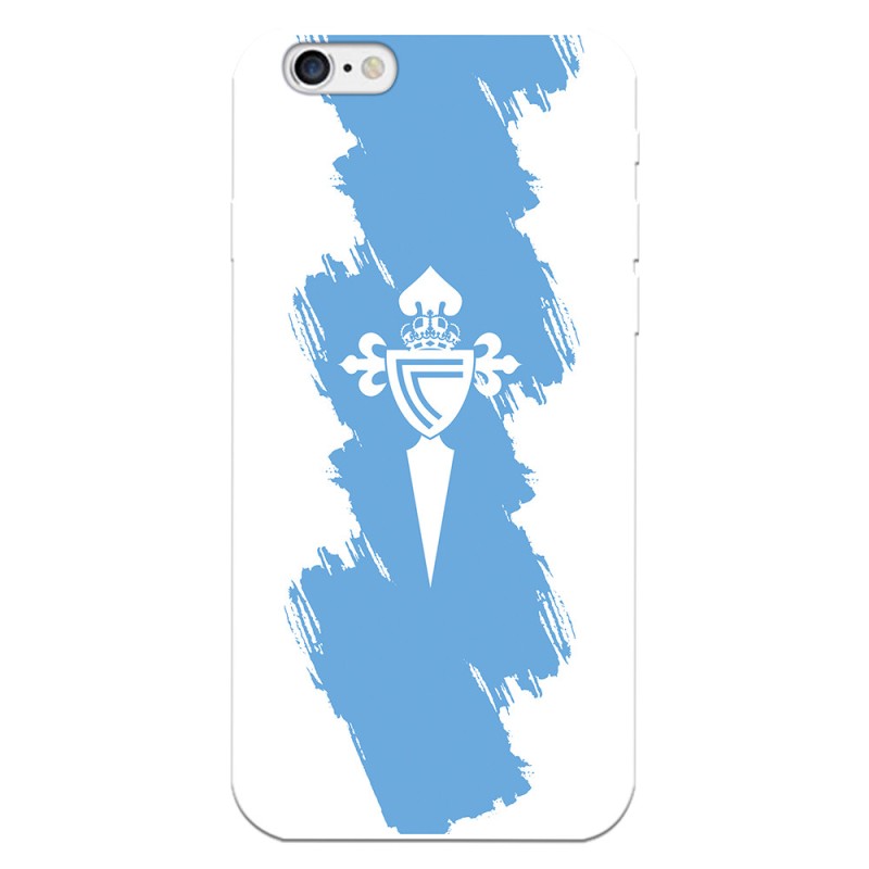 Funda para iPhone 6S del Celta Escudo Trazo Azul - Licencia Oficial RC Celta