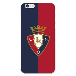 Funda para iPhone 6S del Osasuna Escudo Fondo Bicolor - Licencia Oficial CA Osasuna