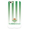 Funda para iPhone 6S Plus del Betis Fondo Rayas Verdiblancas - Licencia Oficial Real Betis Balompié