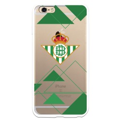 Funda para iPhone 6S Plus del Betis Escudo Fondo transparente - Licencia Oficial Real Betis Balompié