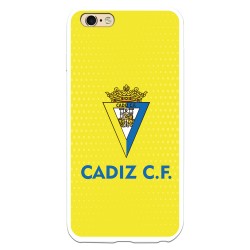 Funda para iPhone 6S Plus del Cádiz Fondo Amarillo - Licencia Oficial Cádiz CF