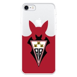 Funda para iPhone 8 del Albacete Escudo Fondo Rojo - Licencia Oficial Albacete Balompié