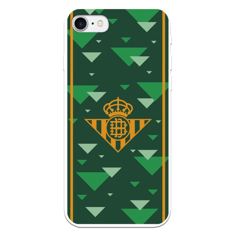 Funda para iPhone 8 del Betis Escudo Amarillo Fondo Verde - Licencia Oficial Real Betis Balompié