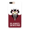 Funda para iPhone 8 Plus del Albacete Escudo "Del Albacete que no es poco" - Licencia Oficial Albacete Balompié