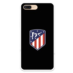 Funda para iPhone 8 Plus del Atleti Escudo Fondo Negro - Licencia Oficial Atlético de Madrid