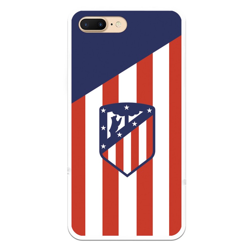 Funda para iPhone 8 Plus del Atleti Escudo Fondo Atletico - Licencia Oficial Atlético de Madrid