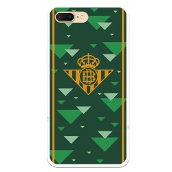 Funda para iPhone 8 Plus del Betis Escudo Amarillo Fondo Verde - Licencia Oficial Real Betis Balompié