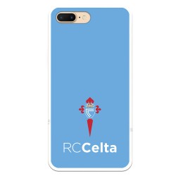 Funda para iPhone 8 Plus del Celta Escudo Fondo Azul - Licencia Oficial RC Celta