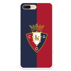 Funda para iPhone 8 Plus del Osasuna Escudo Fondo Bicolor - Licencia Oficial CA Osasuna