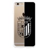 Funda para iPhone 6 Plus del Badajoz Escudo Fondo Negro y transparente - Licencia Oficial Club Deportivo Badajoz