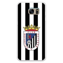 Funda para Samsung Galaxy S7 Edge del Badajoz Escudo Blanquinegro - Licencia Oficial Club Deportivo Badajoz