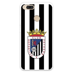 Funda para Xiaomi Mi A1 del Badajoz Escudo Blanquinegro - Licencia Oficial Club Deportivo Badajoz