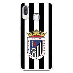 Funda para Samsung Galaxy A40 del Badajoz Escudo Blanquinegro - Licencia Oficial Club Deportivo Badajoz