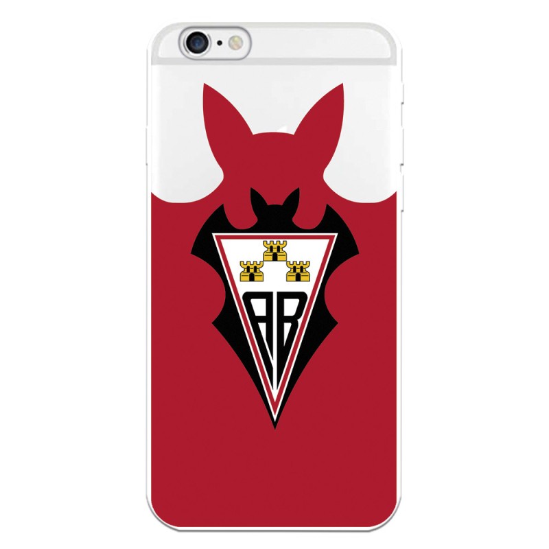 Funda para iPhone 6 del Albacete Escudo Fondo Rojo - Licencia Oficial Albacete Balompié