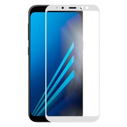Cristal Templado Completo Blanco para Samsung Galaxy A8 2018