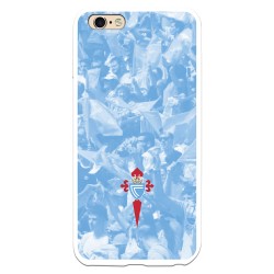 Funda para iPhone 6 Plus del Celta Escudo Fondo Hinchada - Licencia Oficial RC Celta