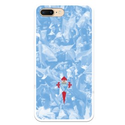 Funda para iPhone 7 Plus del Celta Escudo Fondo Hinchada - Licencia Oficial RC Celta