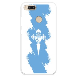 Funda para Xiaomi Mi A1 del Celta Escudo Trazo Azul - Licencia Oficial RC Celta